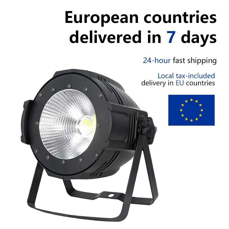 DMXorgeStage-Lumière LED en alliage d'aluminium, éclairage blanc chaud et froid, Par COB, Interdit DJ, Home Entertainment, 200W