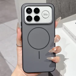 Vibrant Magnetic Fashion Case with Magsafe Technology for Redmi K90 (Black Gray)