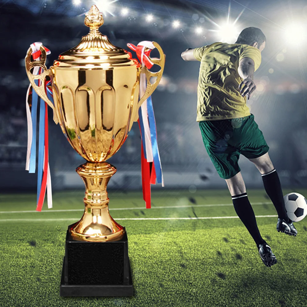 Trophy Cup Gold Gold Achievement Trophies Metal Award Trophy Cups Large Sculpture Trophies Party Ceremony