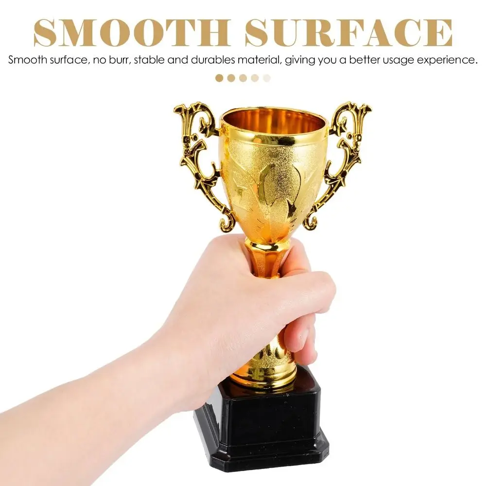 Plastic Model Gold Trophy Awards School Rewarding Supply Competition Soccer Small Prize Cup Children's Craft Souvenirs award medals plastic trophy toys