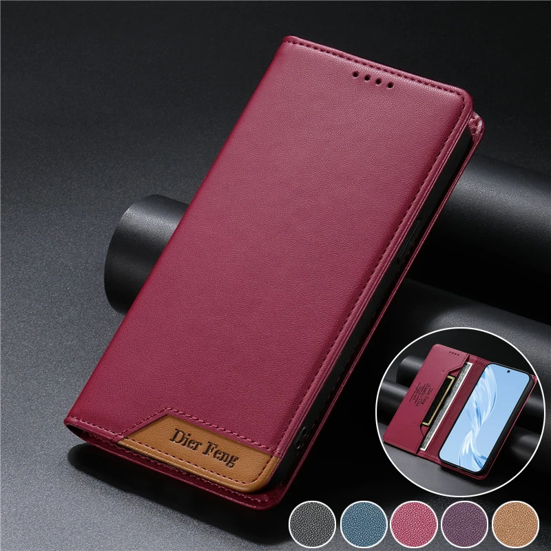 Luxury Flip Wallet Leather Phone Case - Premium Etui Design