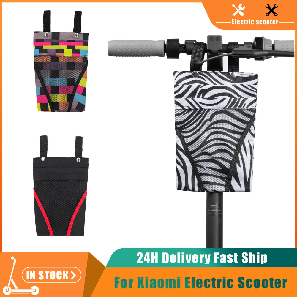 Waterproof Electric Scooter Front Storage Bicycle Bag Mobile Phone Holder Basket for Iconic Brand M365 Pro 1S Mi3 Pro2 E-scooter