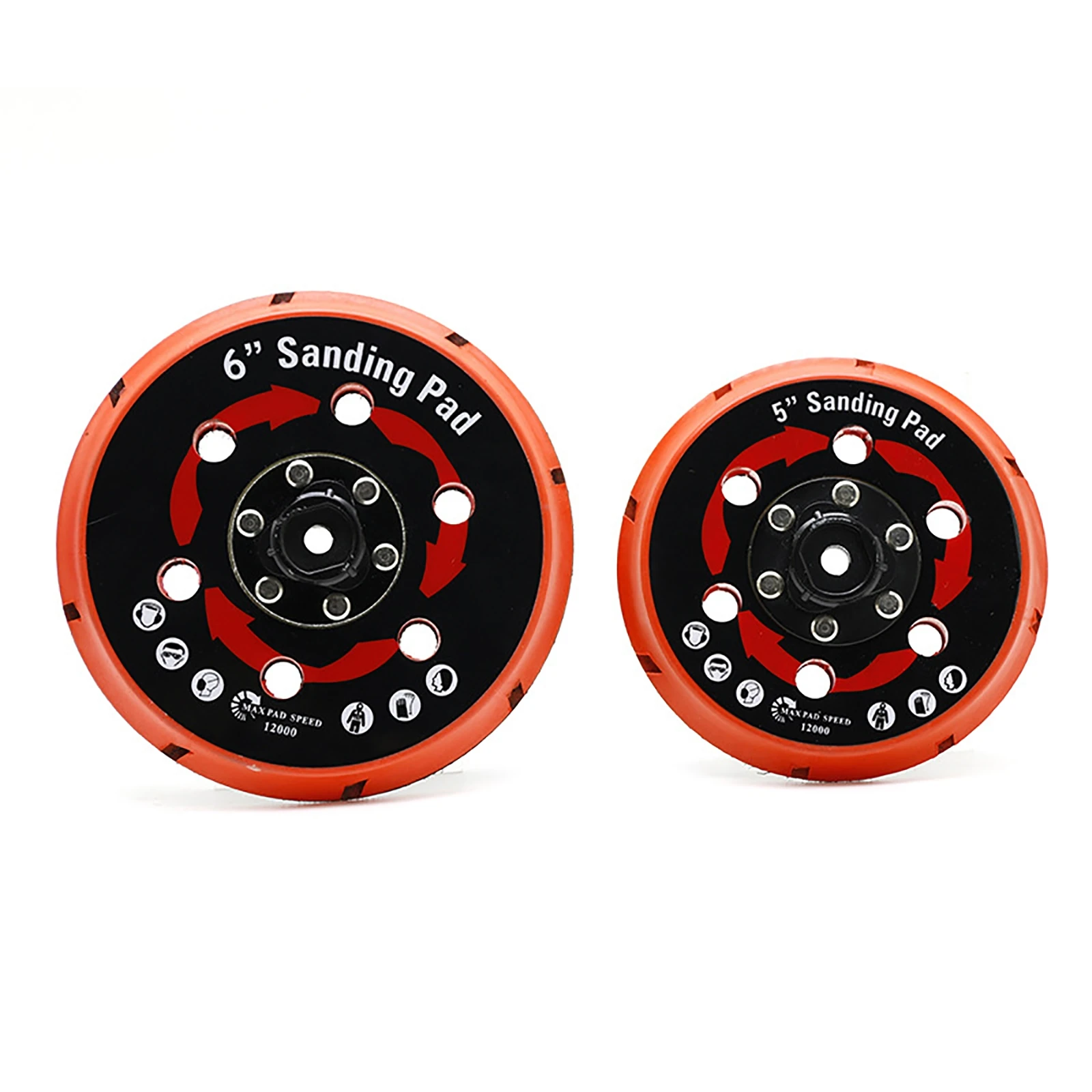 5inch 6inch Polishing Backing Plate 125mm 150mm 6 Hole Back Up Sanding Pad Disc Self Adhesive Back Plate for DA Polisher car polishing pad car polisher car polish pad car polishing sponge wool polishing pad polishing sponge set polishing wheel disc polishing wheel kit sandpaper disc car glass polishing kit