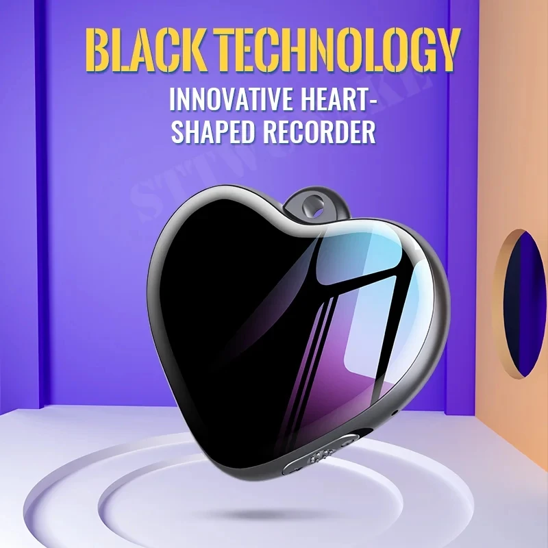 Snimka snimača u obliku srca prikazanog sprijeda