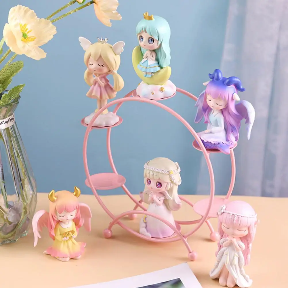 Rotating cupcake holder European White Ferris wheel party 8 cups cake supplies stand in the kitchen wedding and home