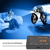 4K HDMI-compatible Switch With IR Remote Control 3 in 1 Out HDMI-compatible Switches 3 Port VIdeo Switcher For DVD HDTV Xbox PS4 - Image 5