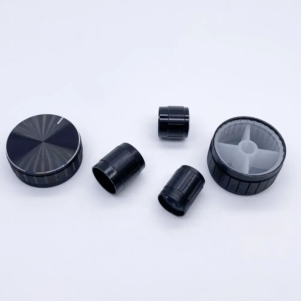 Aluminum Alloy Potentiometer Knob Cap For Electric Guitar 6mm Shaft Hole