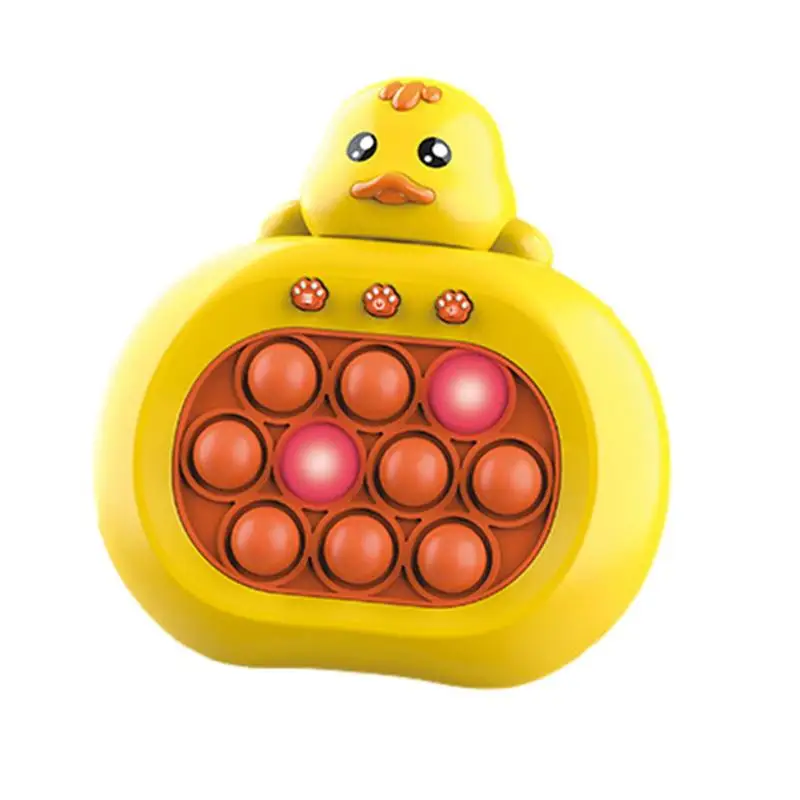 

Relaxing Game Console Lighted Up Bubble Game Machine Fast Push 4 Modes Educational Toys Safe Multifunctional For Developing