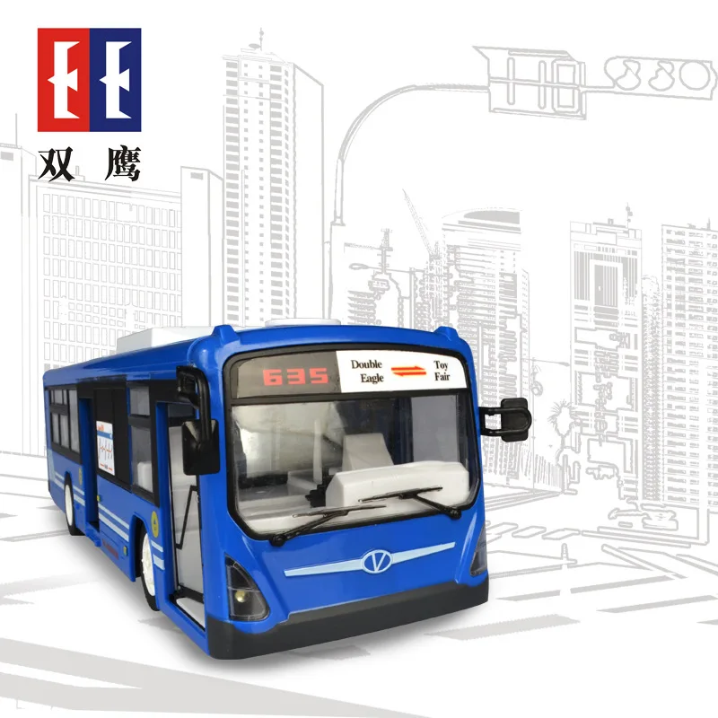 Double E RC Bus  1:14 Remote Control Car Model Open Door Tour Bus with Sound and Light Electronic Truck Kid Toy Christmas Gift 6