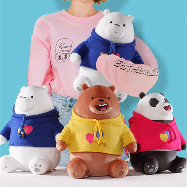 Peluche Ours Nu De 10 Pouces, Jouets Originaux, Figurines De Dessin Animé,  Ours De Glace, Peluche Douce, Cadeau De Noël - Films & Tv - AliExpress