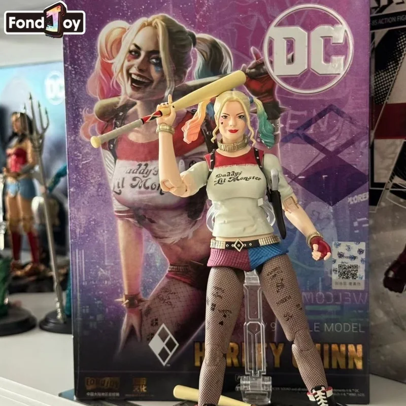 

Оригинальные фигурки Fondjoy фигурка Харли Квинн Dc «Лига Справедливости», 1/9, фигурка клоуна, ПВХ Модель, подвижная игрушка в подарок