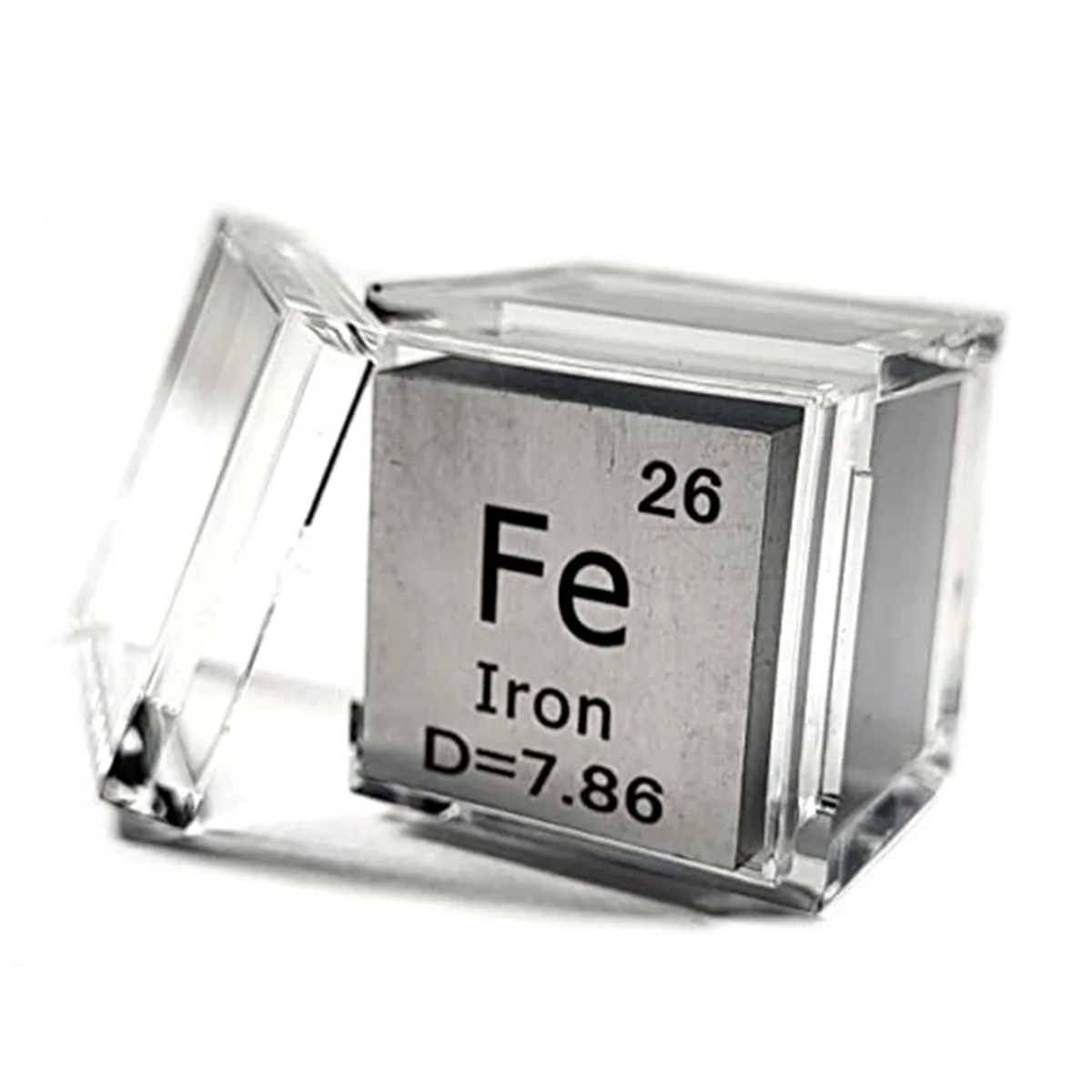 10Pcs Acrylic Box Trays for 0.39Inch 10mm Elements Cubes Clear Case Periodic Table Bracket for Elements Collections 3