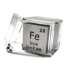 10Pcs Acrylic Box Trays for 0.39Inch 10mm Elements Cubes Clear Case Periodic Table Bracket for Elements Collections 3