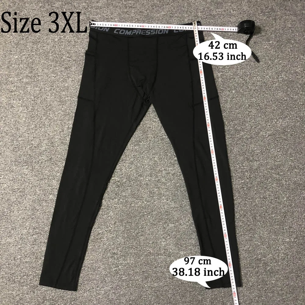 Men's Tights Pocket Exercise Running for Men's Gym Fitness Training Exercise Jogging Pants for Men compression Pant