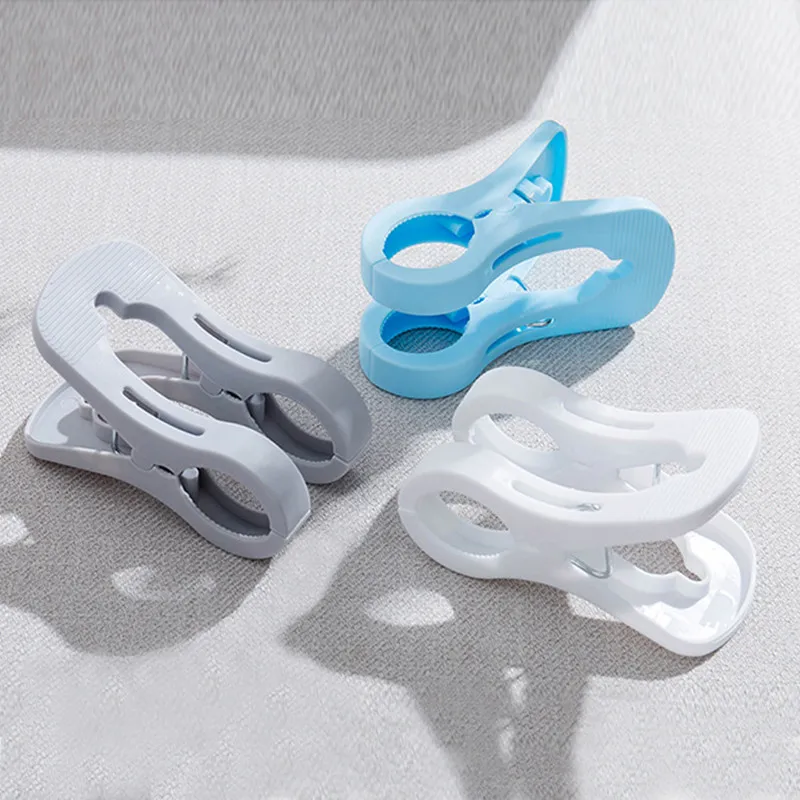 1/3pcs Beach Towel Clips Large-sized Windproof Laundry Clothespins Plastic Quilt Pegs for Sunbed Lounger Pegs Organization Tool
