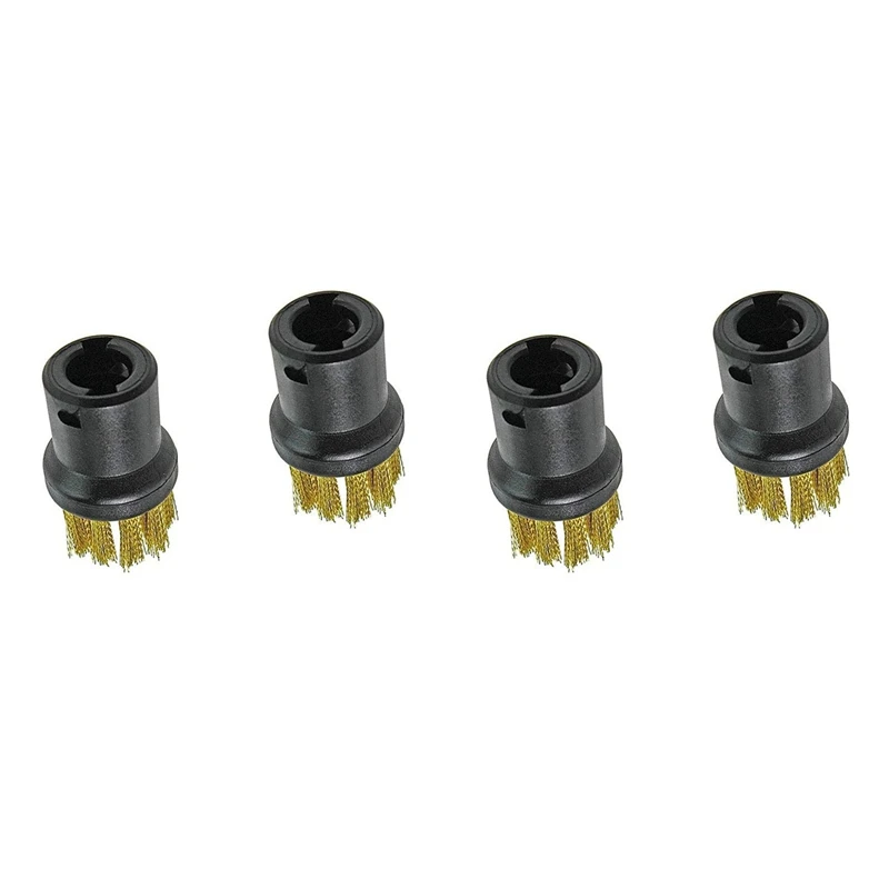 4X Brass Wire Brush Tool Nozzles For Karcher Steam Cleaners Sc1 Sc2 Ctk10 Sc3 Sc4 Sc5 Sc7 Replacement Accessories
