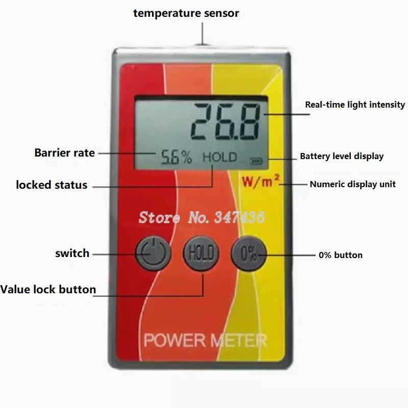 Similar Infrared Power Meter Glass Window Tint Meter Solar Film Transmission Insulation Film UV IR Blocking Tester