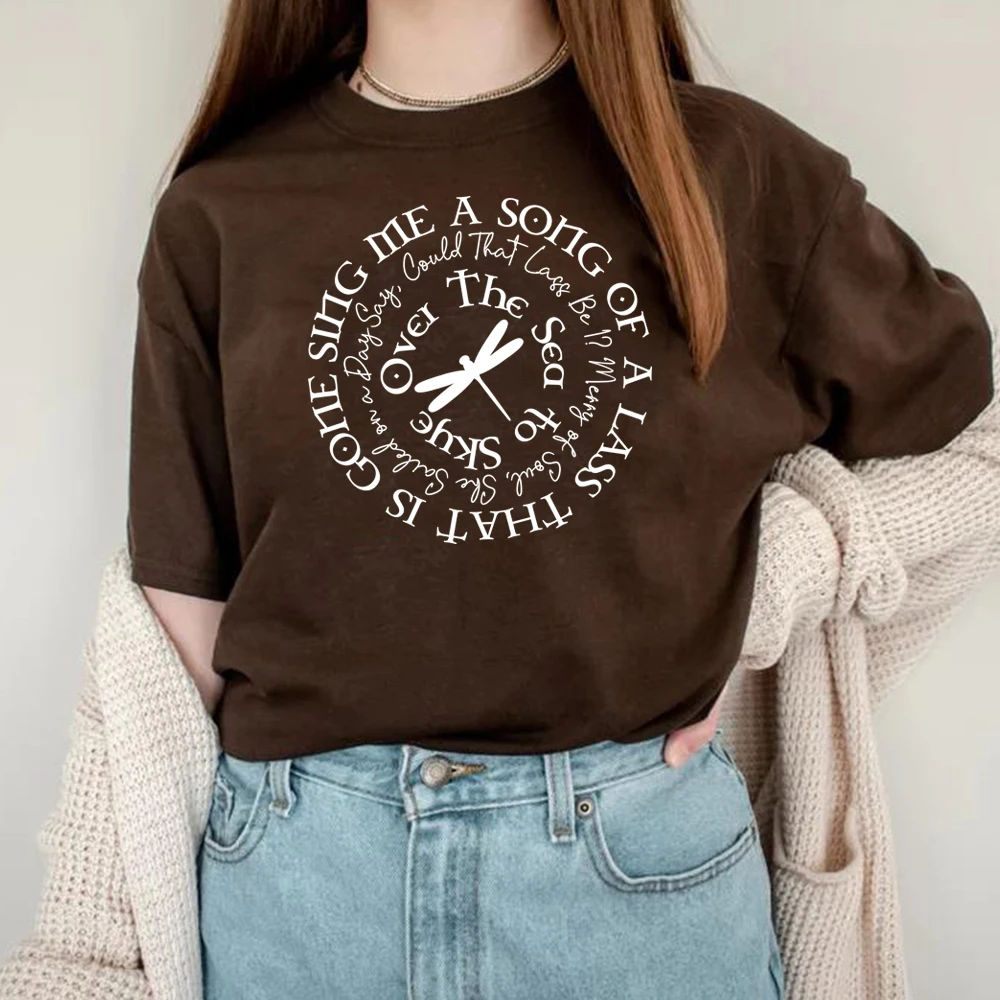 Sing Me A Song Shirt Claire T-Shirt Book Merch Outlander Jamie Fraser Shirts Fraser Ridge Clan Tv Series Tee Retro Sassenach Top 6