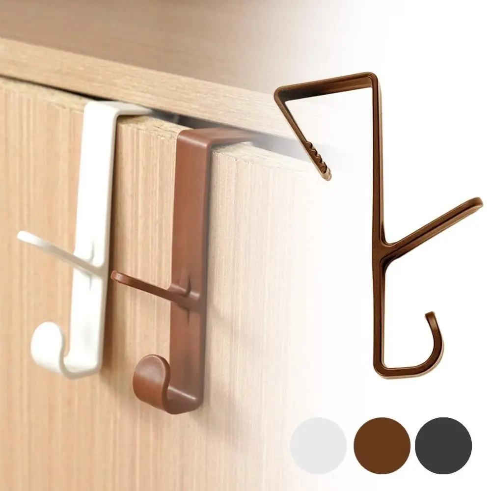 Functional Cabinet Door Hook Space Saving Doors Storage Racks Cupboard Bags Storage Holder Organizer
