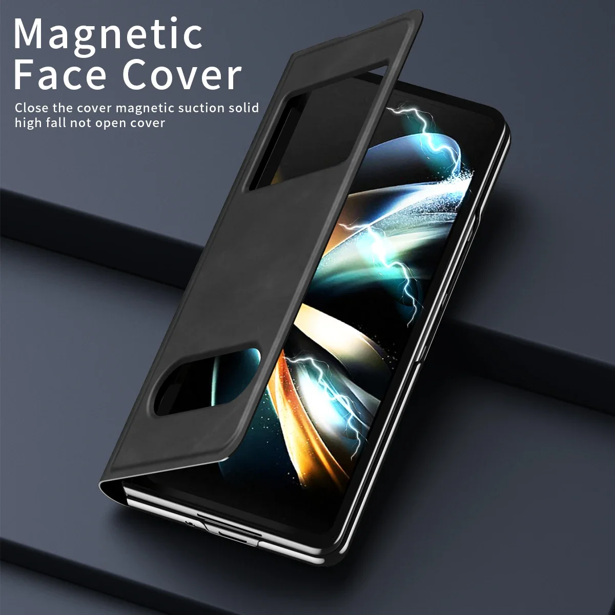 Luxury Leather Hard Shell Shockproof Case - Premium Protective Cover