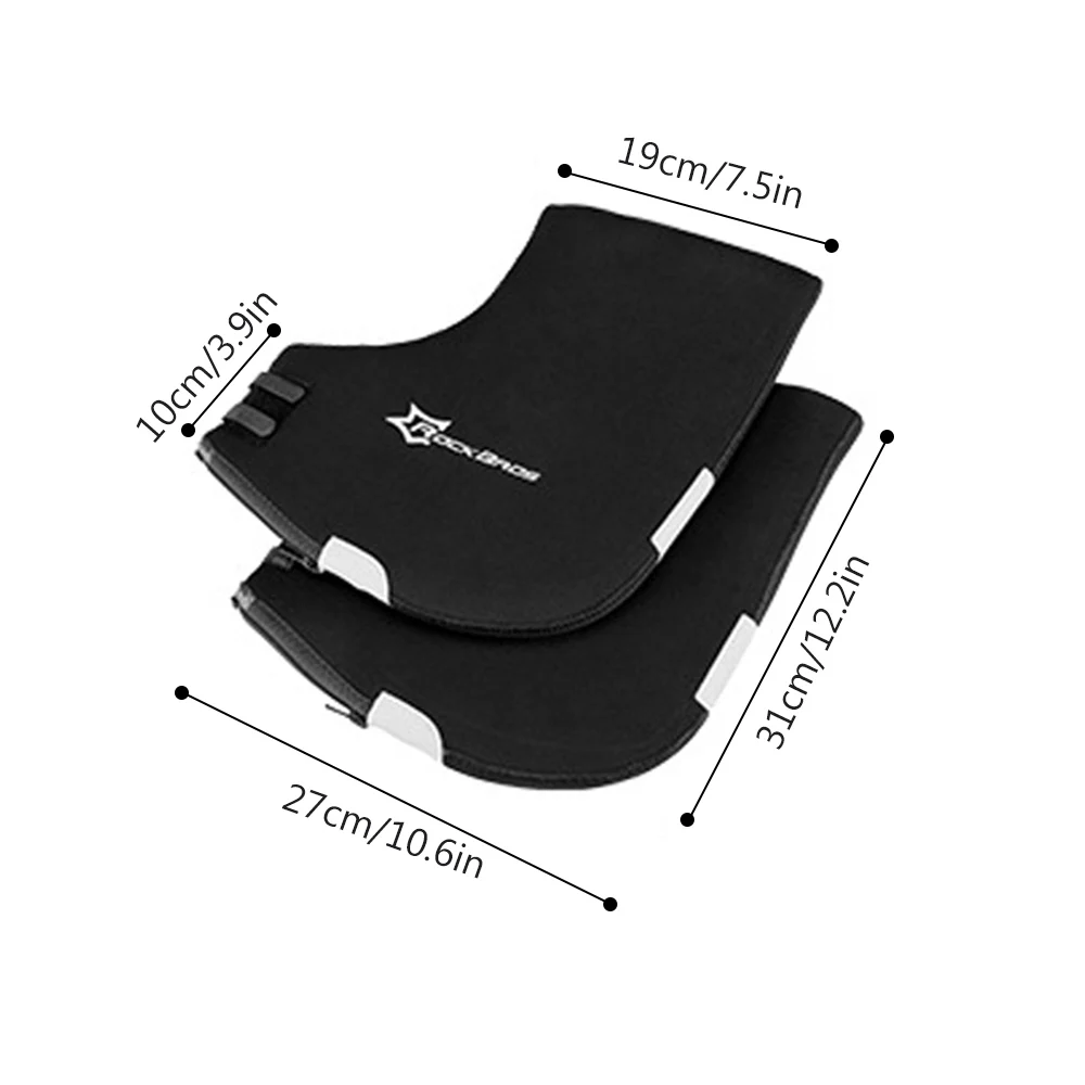 ROCKBROS Winter Bicycle Handlebar Warm Gloves Windproof Bike Mittens Neoprene Handlebar Mittens Hand Warmer Waterproof Bar Glove 3