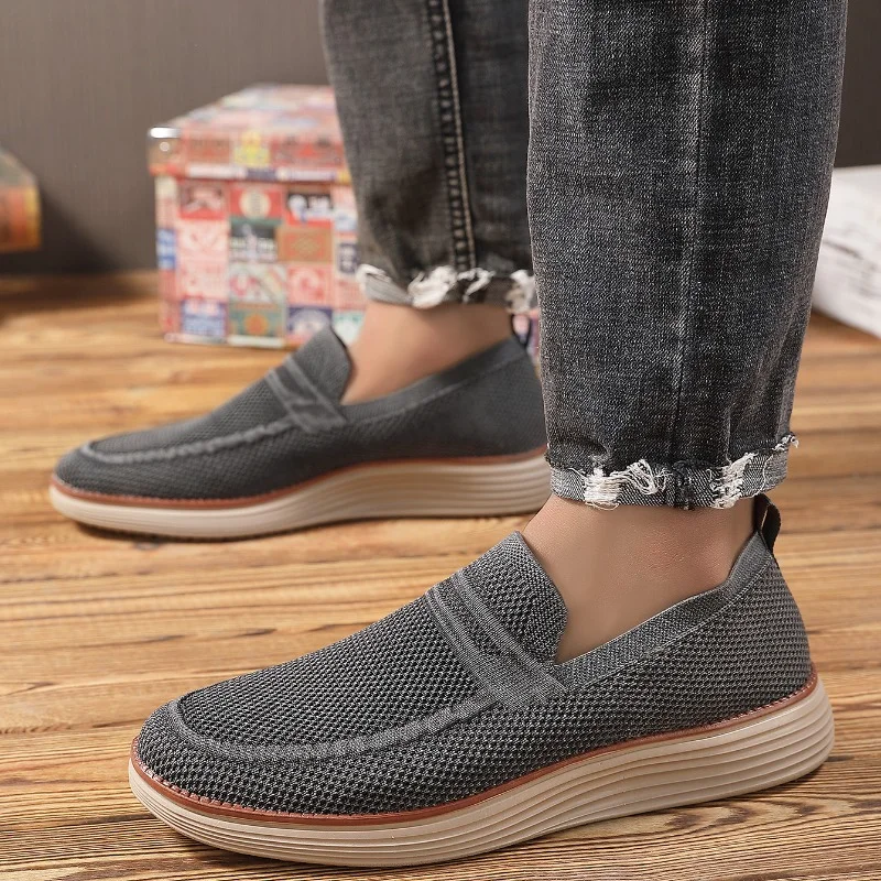 Men's Mesh Casual Shoes 2023 New Fashion Lightweight Breathable Soft-Soled Shoes Summer Outdoor Sports Fitness Sneakers Big Size