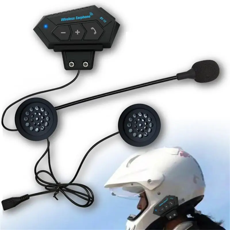 

Bluetooth-гарнитура BT12 для мотоциклетного шлема, водонепроницаемая