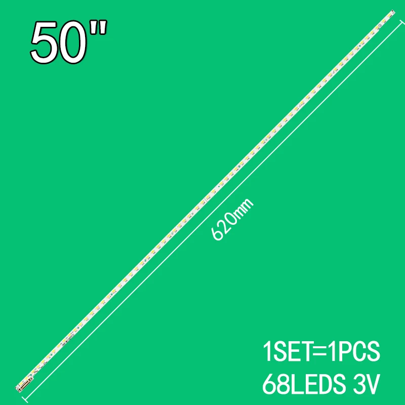 v500h1 le6 trem7 68led 620мм новая планка подсветки для телевизоров 50 For 50 TV V500H1-LE6-TREW7 V500H1-LE6-TREM7 V500HJ1-LE8 LED50M6180AF LED50M5580AF 50L5450C TCL L50S5600FS