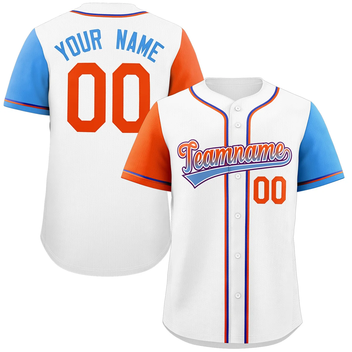 thumbnail image 1 of Camisetas de béisbol personalizadas de manga corta con botones y nombre y número impresos personalizados para adultos y jóvenes que practican estilo libre al aire libre, 1 of 5
