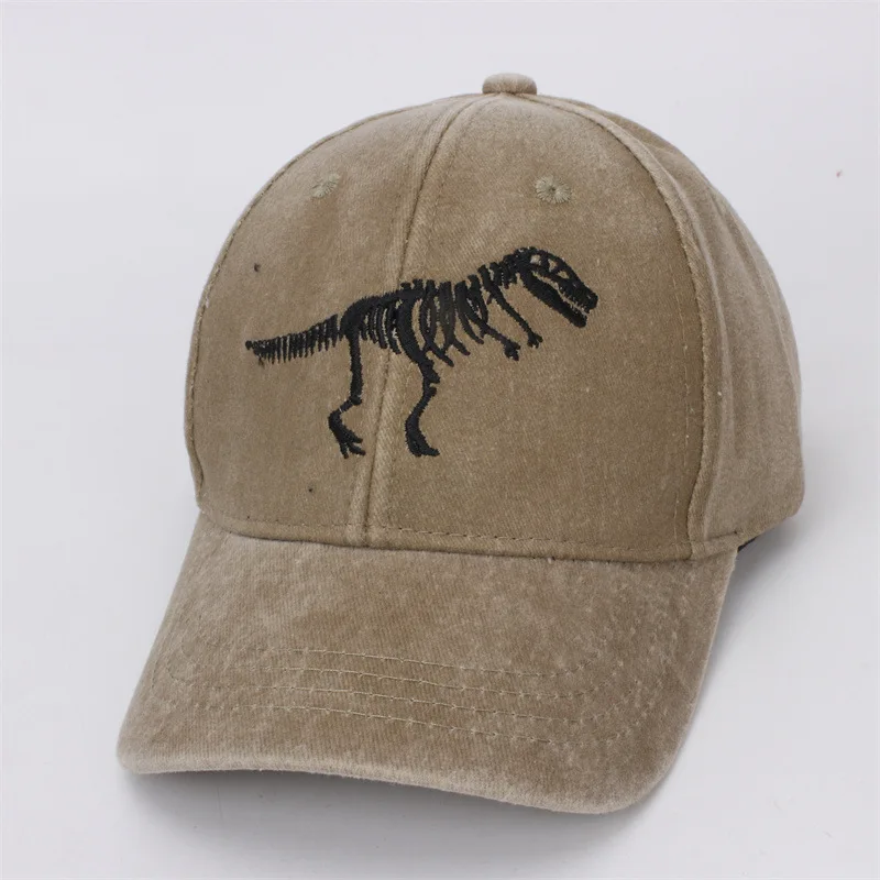 Boy Girls Baseball 2024 Sports Hats School Summer Embroidered Dinosaur Children Outdoor Kids Caps for 4-8 Years Adjustable 2