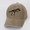 Boy Girls Baseball 2024 Sports Hats School Summer Embroidered Dinosaur Children Outdoor Kids Caps for 4-8 Years Adjustable 2