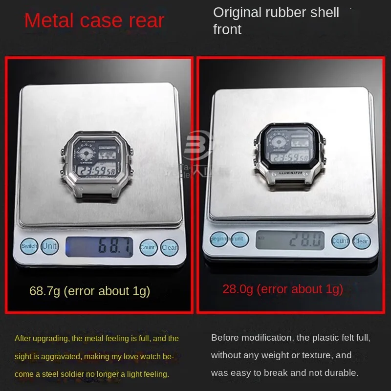 Spot Wholesale Premium Modified Stainless Steel Case Shell with Ring Screw and Tools