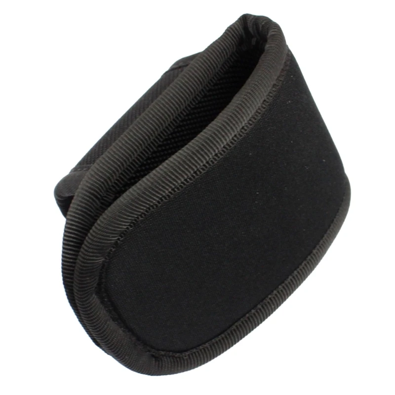 Flashlight Pouch Holster Duty Belt Open Top D Cell Compact Light Holders Nylon Weave PU Leather for D Cell Flashlight