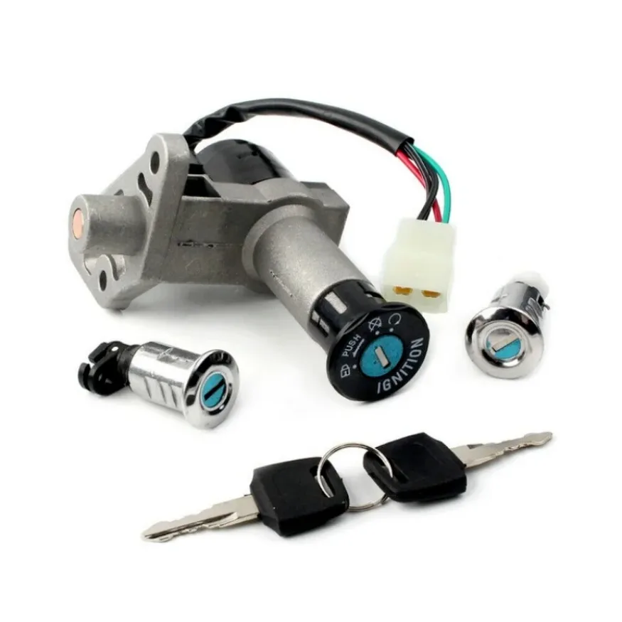 

1` 50CC IGNITION SWITCH KEY LOCK GAS TANK CAP SET FOR SCOOTER MOPED GY6