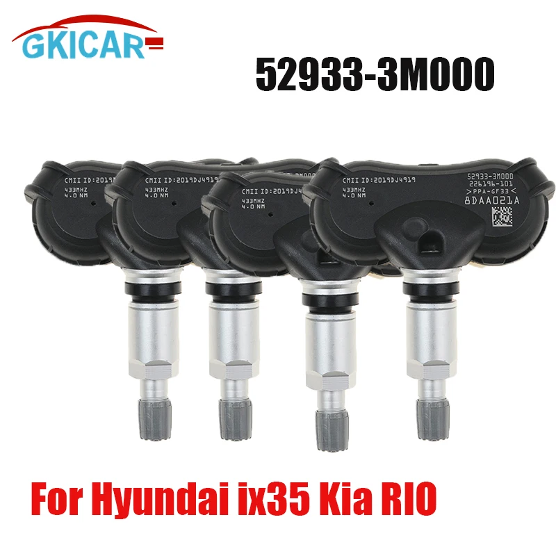 

TPMS Tire Pressure Sensor 433 MHZ 52933-3M000 529333M000 For 2010- 2013 Hyundai Ix35 Tucson Kia Sportage Genesi