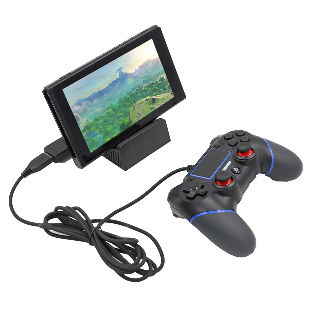 무선 유선 컨트롤러 게임패드 컨버터 어댑터, 닌텐도 스위치 PS3 PC용, 경량 게임 플레이 요소