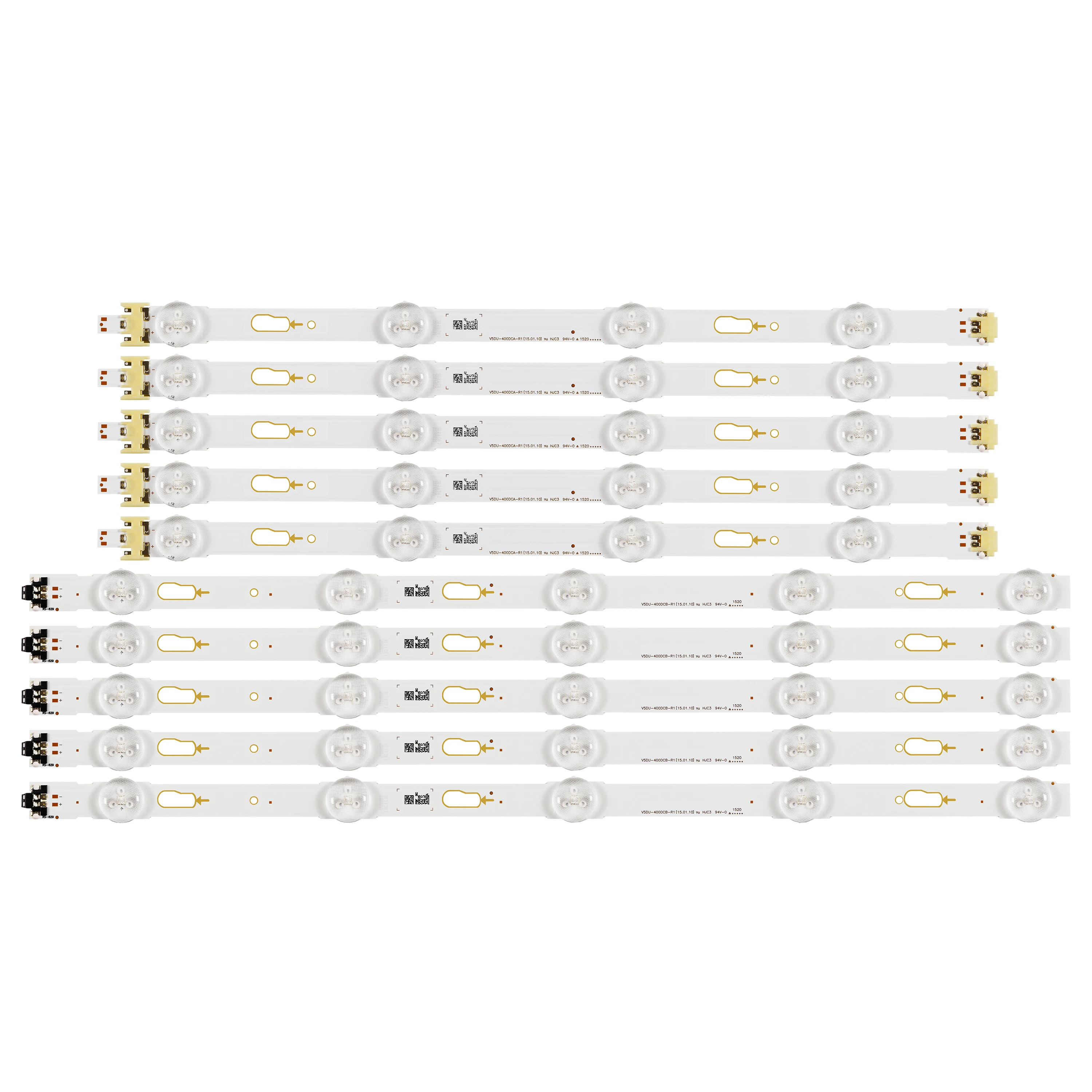 Fita Led para V5du400dcb-r1 Bn9634791a Bn96-34792a S_5u75 _ 40_fl_l04 S_5u75 _ 40_fl_r05 Lm4100120r Lm41-00120s