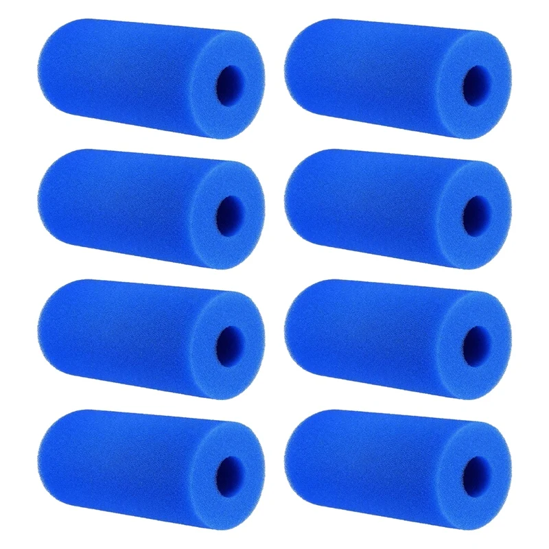 8 Pièces Éponge Filtrante Type S1, Mousse pour Filtre Piscine