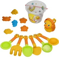 Children Sand Toys Kids Play Water Toys Beach Box Set Kit Sand Bucket Summer Water Fun Beach Bucket Hobbies Gifrs for Kids 2