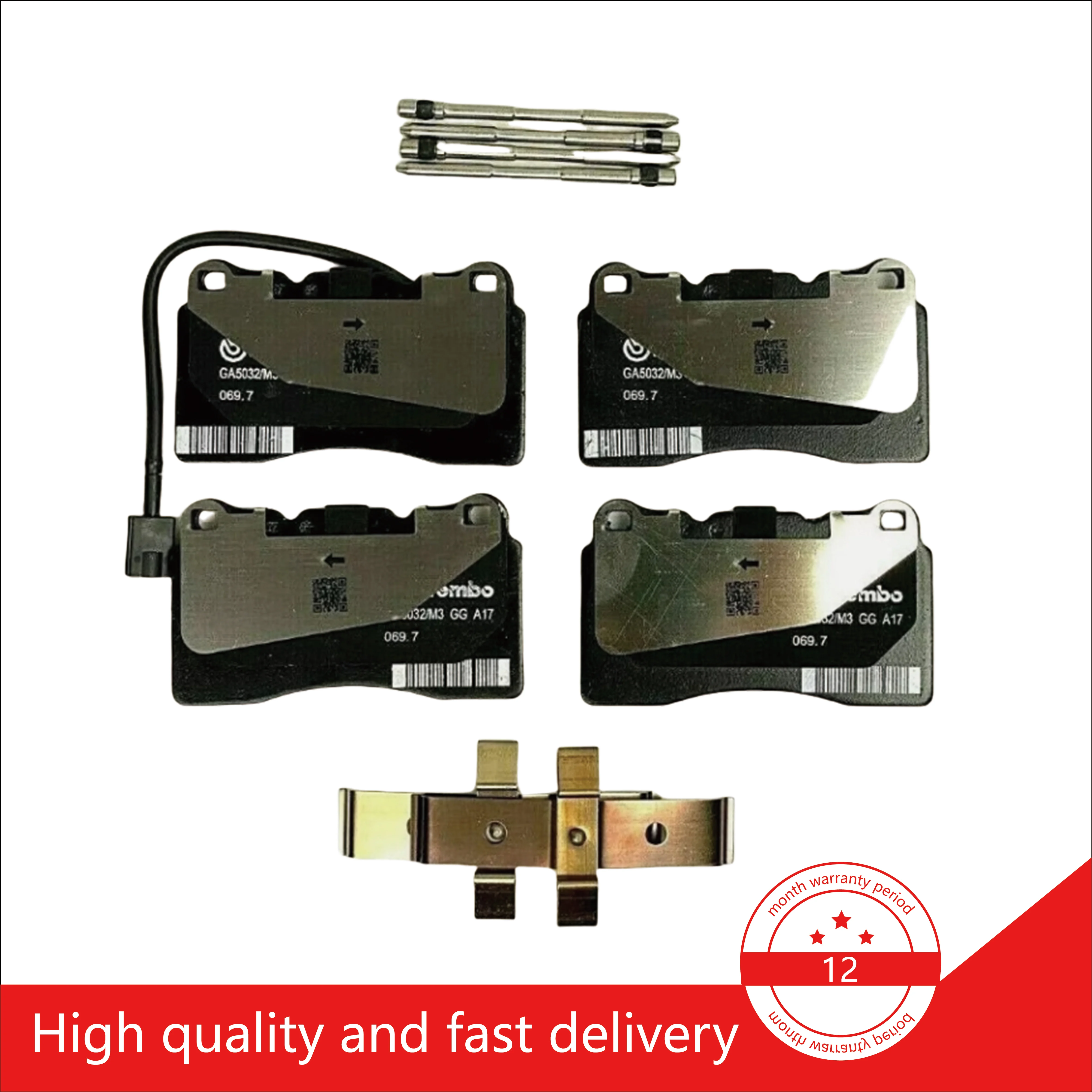 Front Brake Pad 673010326 980157007 673012431 Suitable for Maserati GHIBLI QUATTROPORTE M156