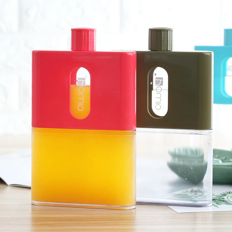 ノートブック用のbpaフリーa5プラスチックボトル 平らな水筒 水筒 ポータブル 水ボトル Aliexpress