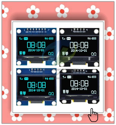 1/3 Stück 0,91 Zoll OLED-Modul 0,91 Zoll Weiß Blau 128X32 LCD-LED-Anzeige 0,91 Zoll IIC Communicate für Arduino – Detail 6