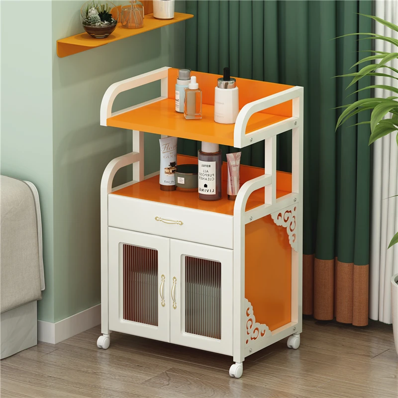 Tattoo Rolling Salon Trolley Cosmetic Storage Hair Salon Trolley Medical Drawers Wozek Narzedziowy Salon Furniture BL50ST