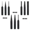 DSPIAE CFB-S01 CFB-S02 CFB-S03 Lrregular Carbon Fiber Sanding Stick Black 3Pcs/set Abrasive Tools 6