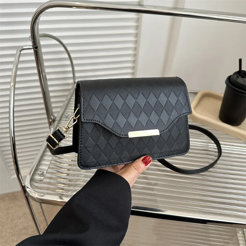 

New Solid Pu Leather Shoulder Bag Fashion Designer Handbags Top Handle Bags for Women Casual Crossbody Bags