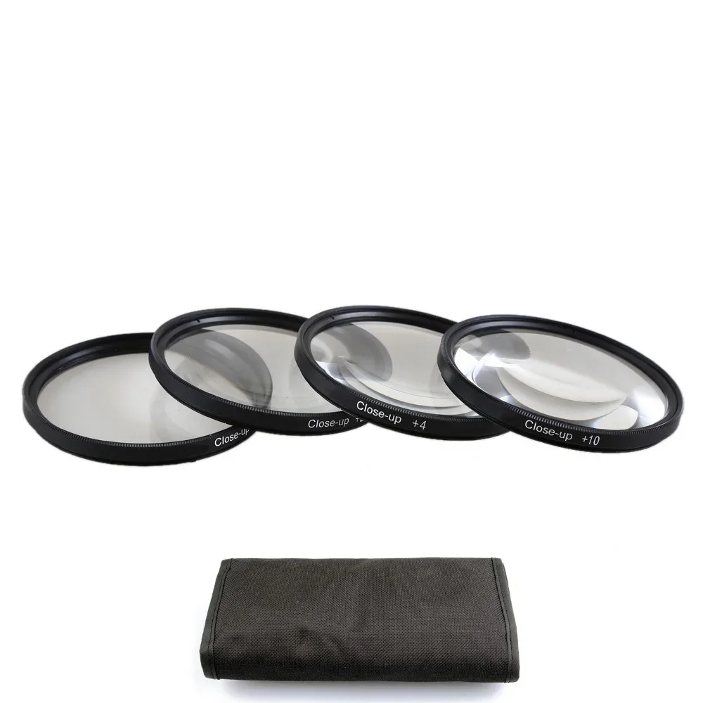 Jual Lens Filter Lensa Set 46mm Macro Close-Up Plus +1 +2 +4 +10 Close