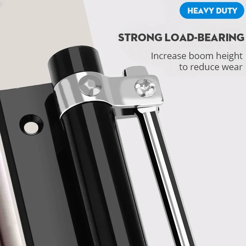 Aluminum Alloy Door Closer,Adjustable Force,Automatic Door Closing Device,Pulley Silent Suitable for Many Types of Doors