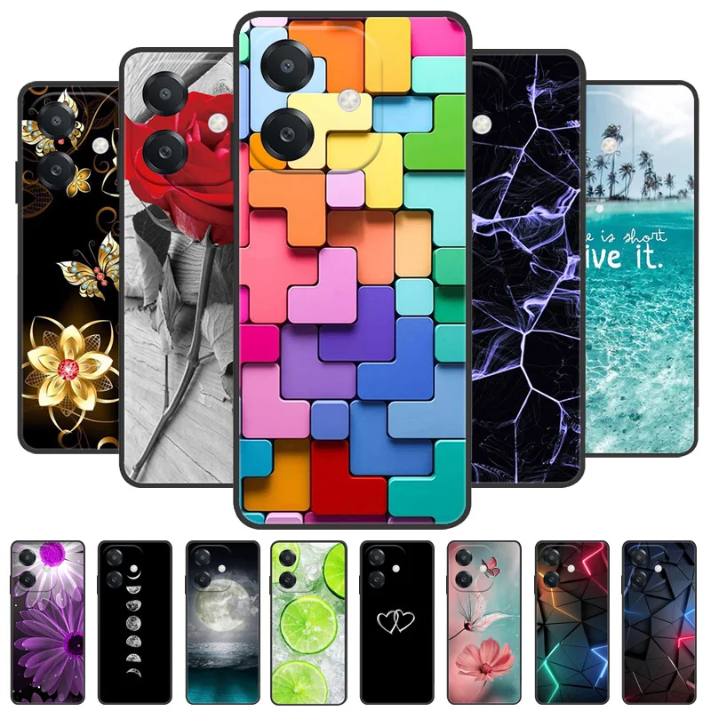 Black Lion & Wolf Silicone Soft Back Case - Protective Shell