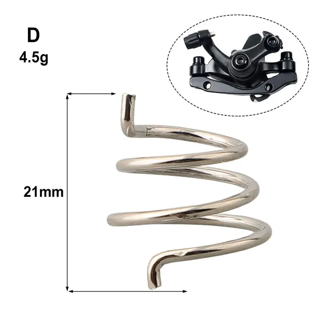 Ressort D'étrier De Frein Vélo Cantilever - Longueur 21mm, Largeur 15.3mm - Compatible AVID BB5 Et Autres Modèles (modèle E)