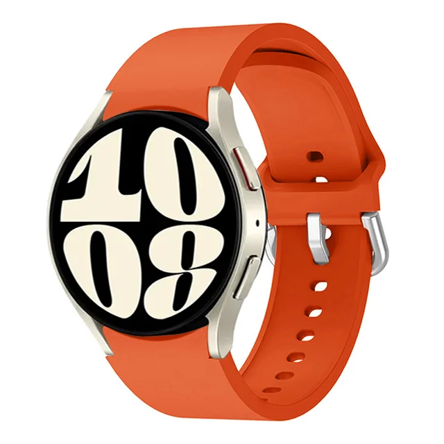 Universal Silicone Smartwatch Bracelet, 20mm/22mm Adjustable Strap